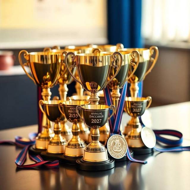 Annual day trophy set
