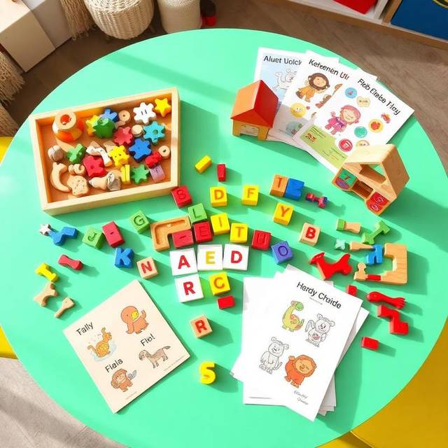 KG teacher's kit & activity material