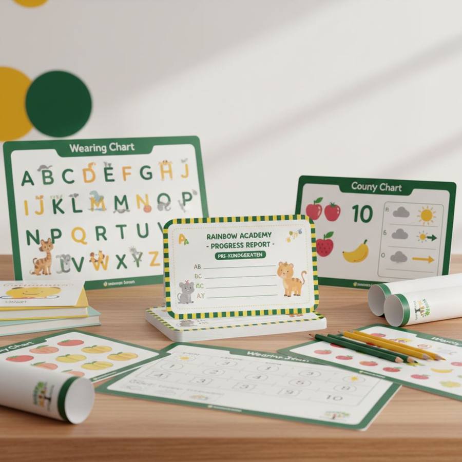 KG Class — Caprics Learning Lab — Caprics Programme — Progressive Cards
