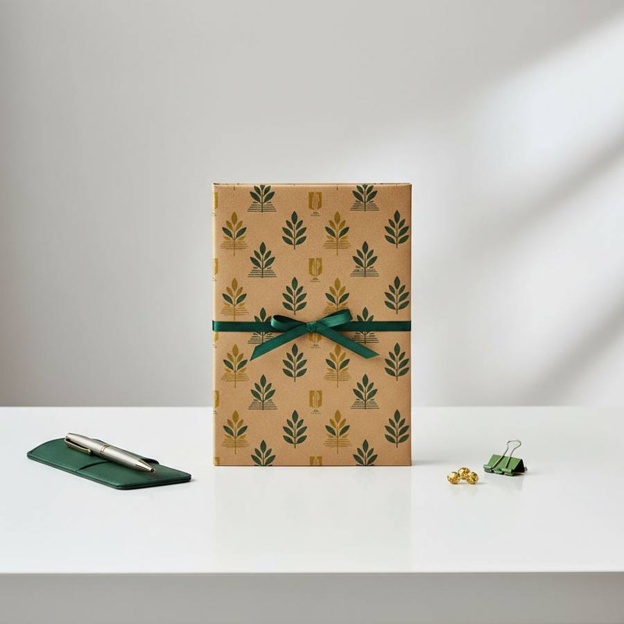 Notebooks & Stationery — Customised Brown Sheets 4